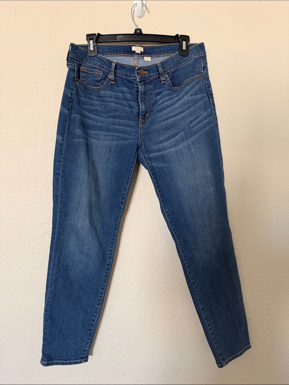 J. Crew Factory Women's Skinny Jeans in Mid Blue